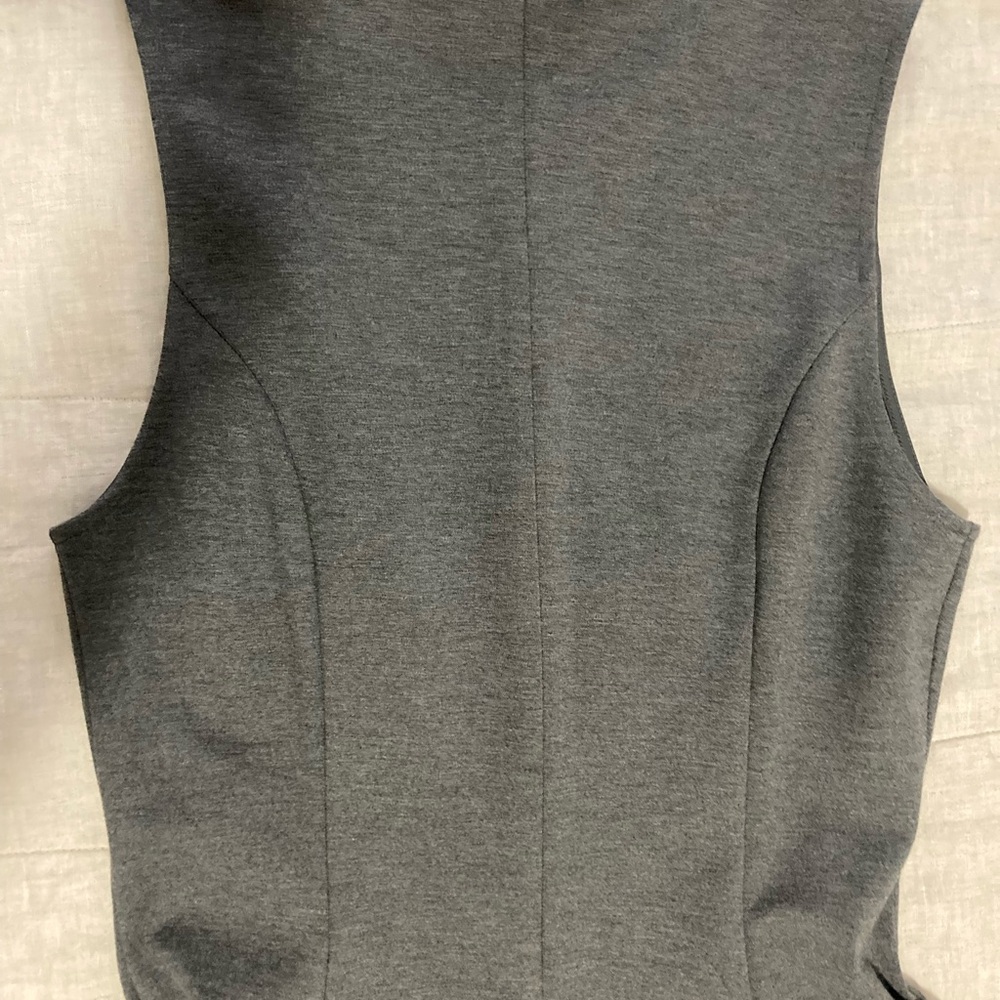 Aritzia Wilfred Ponteflex Ruth Dress in Heather Charcoal Size 8 NWT Lawyer - Picture 12 of 16